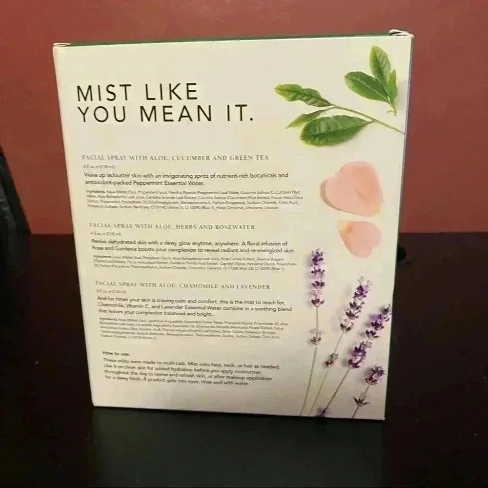 Mario Badescu Spritz. Mist. Glow. Set